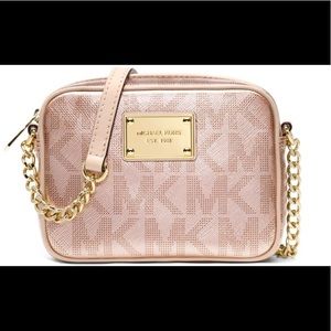Michael Kors Authentic Rose Gold Crossbody Purse